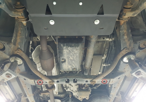 Acél kapcsolószekrény védőlemez Toyota 4Runner