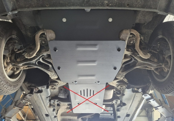 Motor, karter- védő acéllemez Volkswagen Touareg 7L