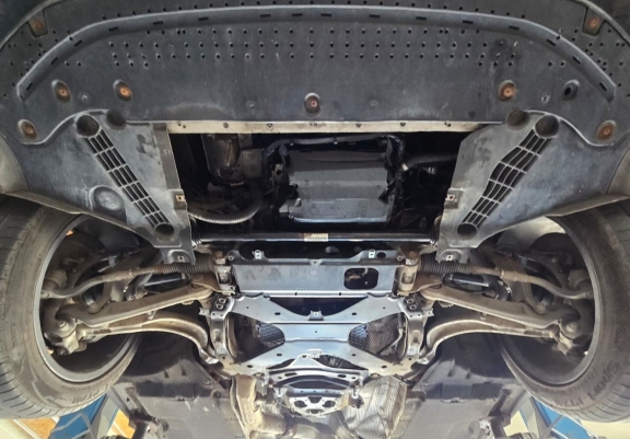 Acél motor, hűtő védőlemez Audi A7