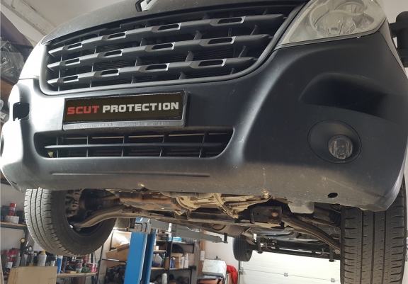 Aluminium motor, kapcsolószekrény védőlemez Nissan NV400