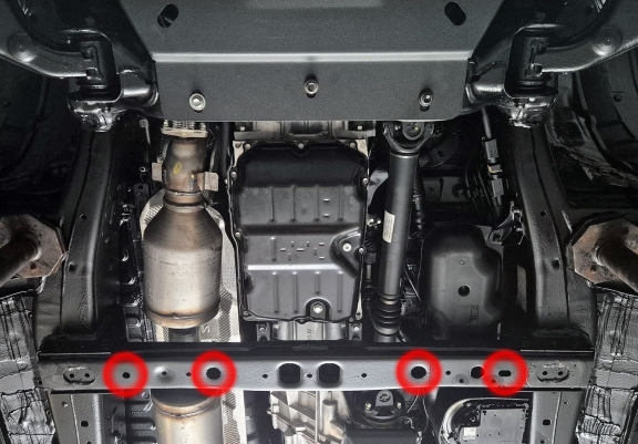 Acél kapcsolószekrény védőlemez Toyota Hilux
