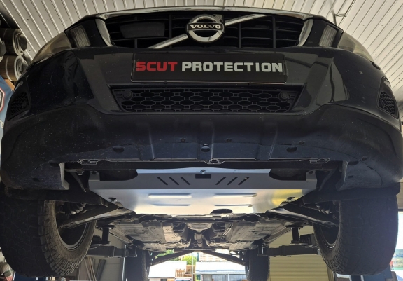 Alumínium motor-, kapcsolószekrény-, hűtő védőlemez Volvo XC60