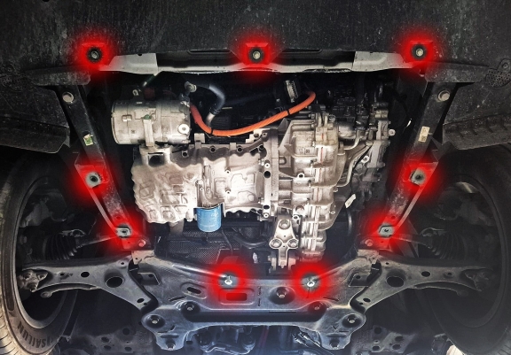 Alumínium motor, sebességváltó, hűtő, első lökhárító védőlemez Chery Tiggo 4