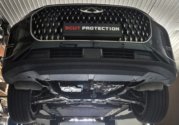 Alumínium motor, sebességváltó, hűtő, első lökhárító védőlemez Omoda 9