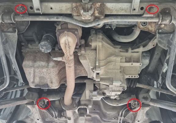 Motor, karter- védő acéllemez Suzuki Ignis