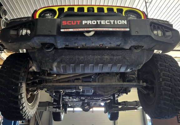Acél kapcsolószekrény védőlemez Jeep Wrangler