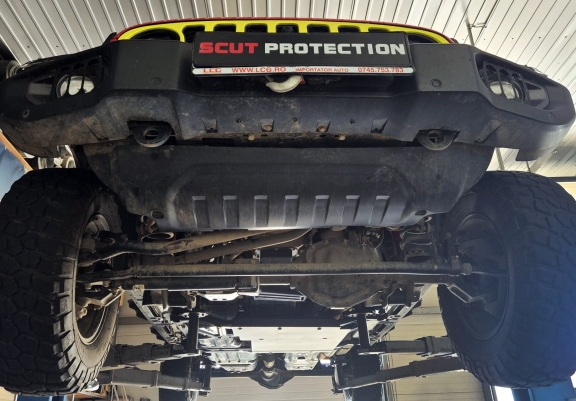 Acél kapcsolószekrény védőlemez Jeep Wrangler