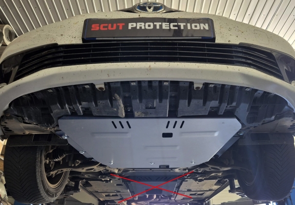 Alumínium motor, sebességváltó, hűtő, első lökhárító védőlemez Toyota Auris