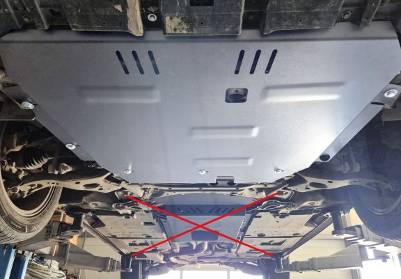 Alumínium motor, sebességváltó, hűtő, első lökhárító védőlemez Toyota Auris