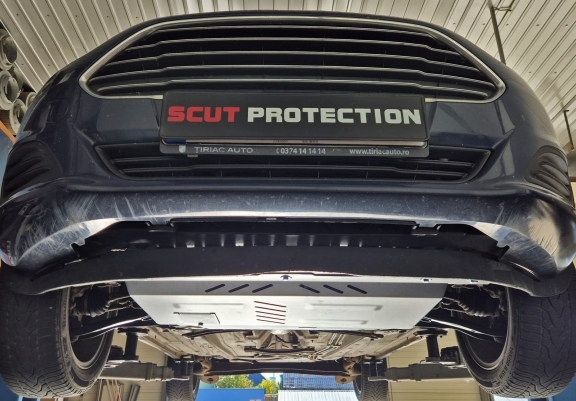Acél motor, kapcsolószekrény védőlemez Ford Transit Courier